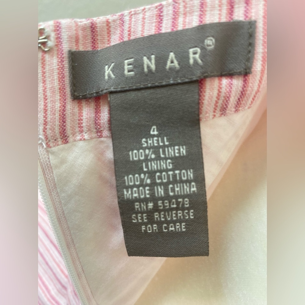 Vintage Linen Halter Dress - Picture 5 of 8